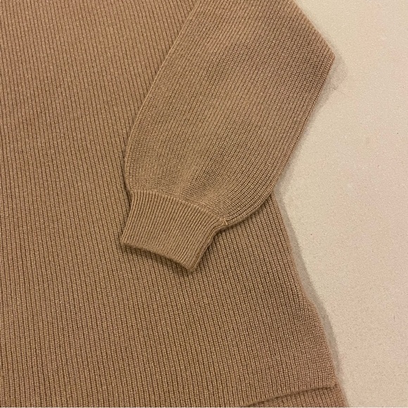 Alice + Olivia Cashmere Pullover Turtleneck Sweater Camel Size Small/Medium - Picture 3 of 9